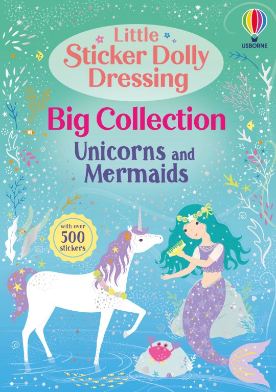 Little Sticker Dolly Dressing Big Collection: Unicorns and Mermaid