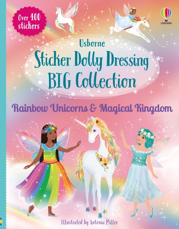 Sticker Dolly Dressing Big Collection Rainbow Unicorns and Magical Kingdom