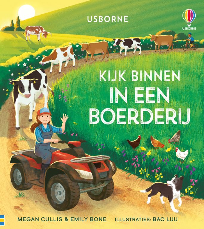 In een boerderij