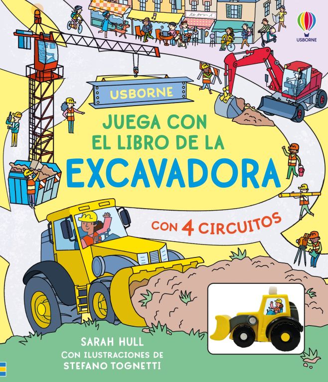 Juega con el libro de la excavadora