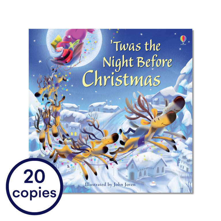 Twas the Night before Christmas Nursery 20 Book Set