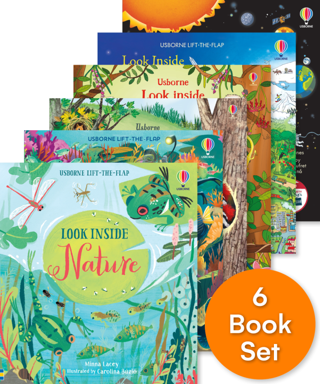 英国の絵本Usborne Look insideシリーズ6冊セット Usborne Look Inside 6 Books Collection Set Look Inside Farm