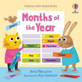 Little Board Books Months of the Year, Usborne