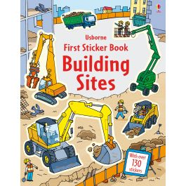 First Sticker Book Building Sites | Usborne | Be Curious