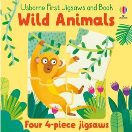 Usborne First Jigsaws And Book: Wild Animals | Usborne | Be Curious