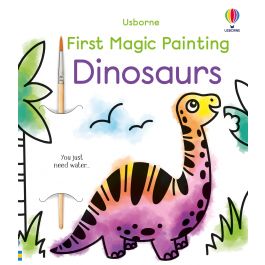 CHILD DINOSAUR MAGIC PAINTING COLOURING BOOKS FOR KIDS JUST USE WATE BRUSHES 