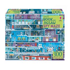 Usborne - Book and 200pc Jigsaw - Space Maze 6yrs+