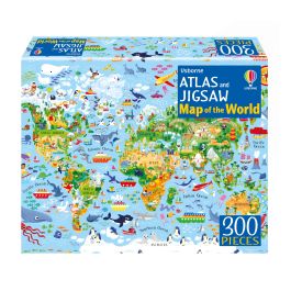 Atlas and Jigsaw Map of the World | Usborne | Be Curious