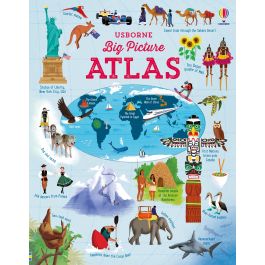 Usborne Big Picture ATLAS 洋書 絵本 Big Picture Atlas | Usborne | Be Curious