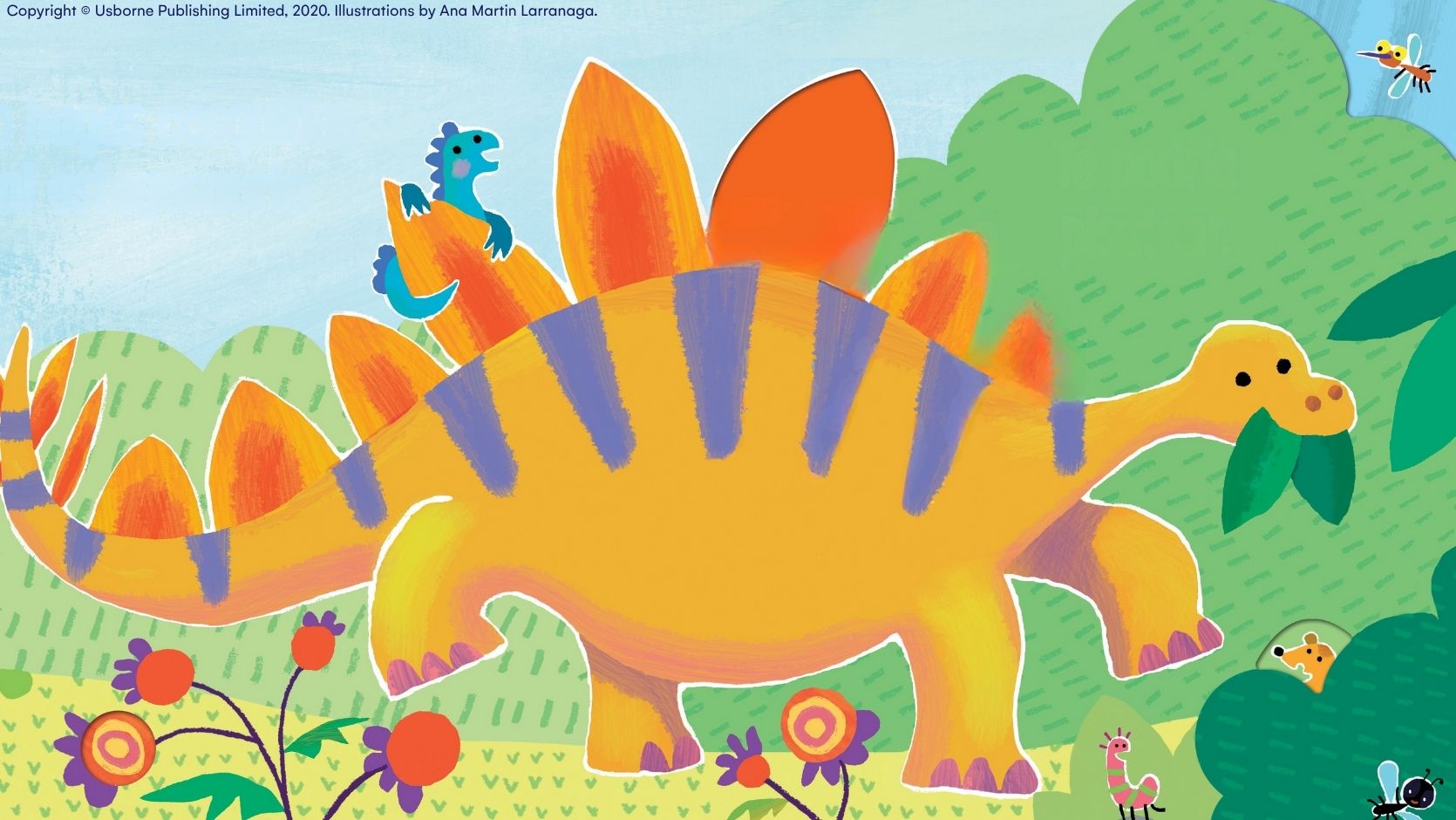 Illustration of a dinosaur.