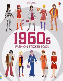 1960s Fashion Sticker Book book cover