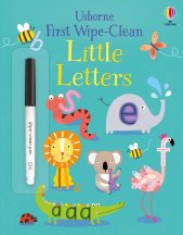 First Wipe-clean Little Letters book cover
