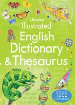Usborne Illustrated English Dictionary and Thesaurus book cover