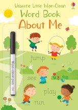 Little Wipe-Clean Word Book About Me book cover