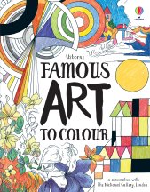 Famous Art to Colour book cover
