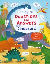 Lift-the-flap Questions and Answers about Dinosaurs book cover