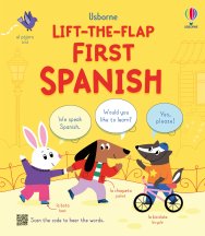 Lift-the-flap First Spanish book cover