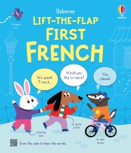 Lift-the-flap First French book cover