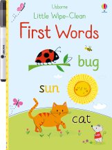 Little Wipe-Clean First Words book cover