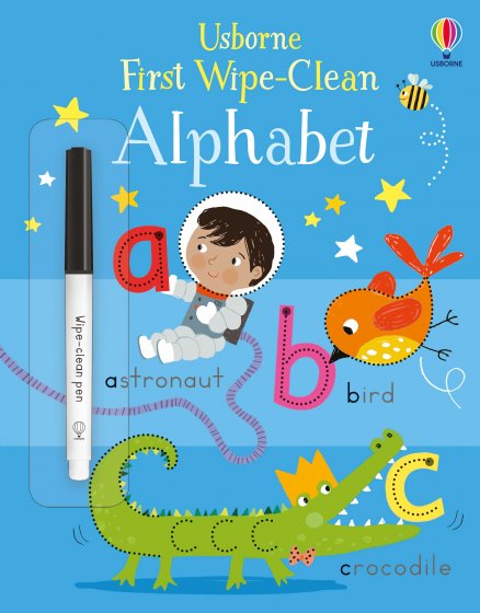 First Wipe-Clean Alphabet book cover
