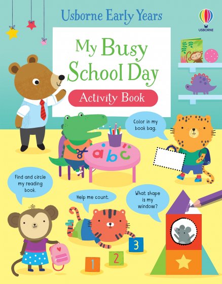 My Busy School Day Activity Book book cover