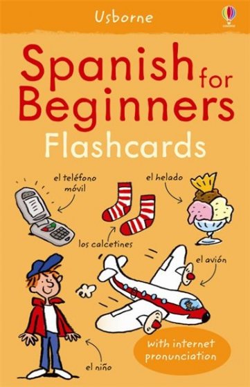 Spanish for Beginners Flashcards book cover