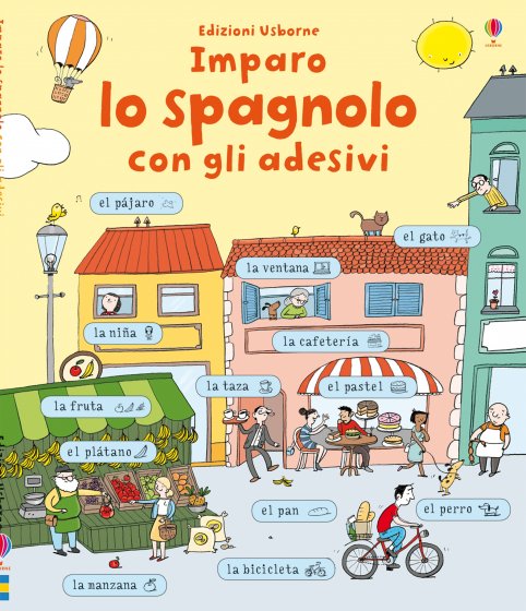 Imparo lo spagnolo con gli adesivi copertina