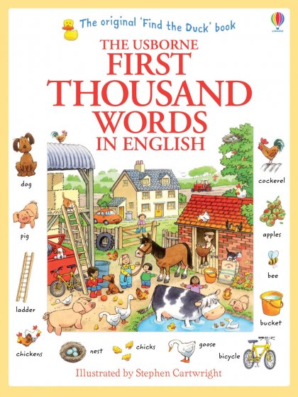 First Thousand Words in English book cover