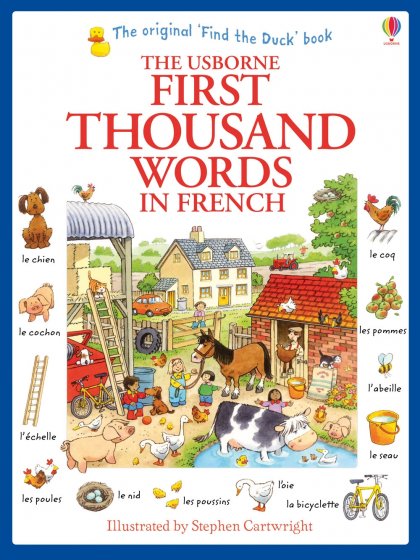 First Thousand Words in French book cover