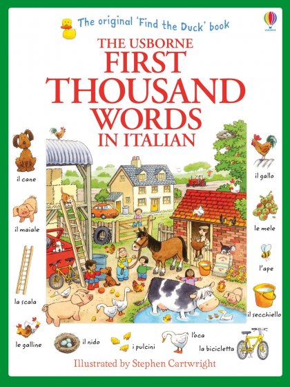 First Thousand Words in Italian book cover