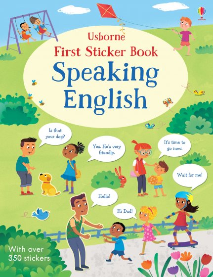 First Sticker Book Speaking English book cover