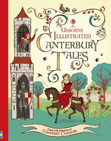 Illustrated Canterbury Tales book cover