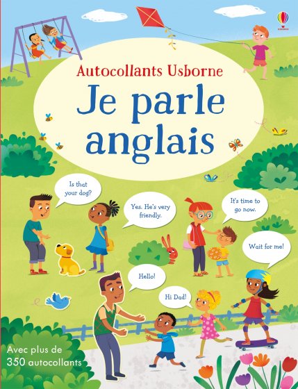 Je parle anglais - Premiers autocollants couverture