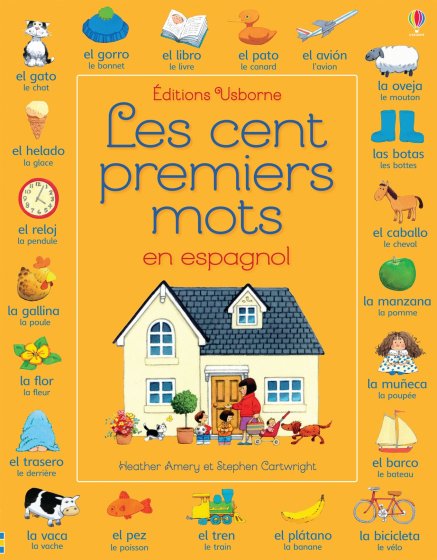 Les cent premiers mots en espagnol couverture
