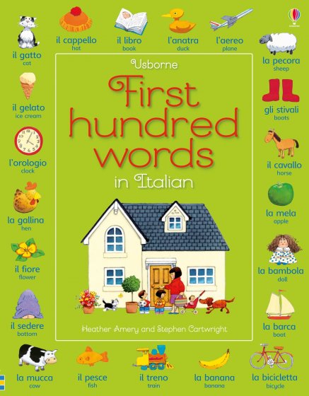 First Hundred Words in Italian book cover