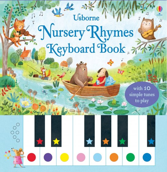Nursery Rhymes Keyboard Book book cover