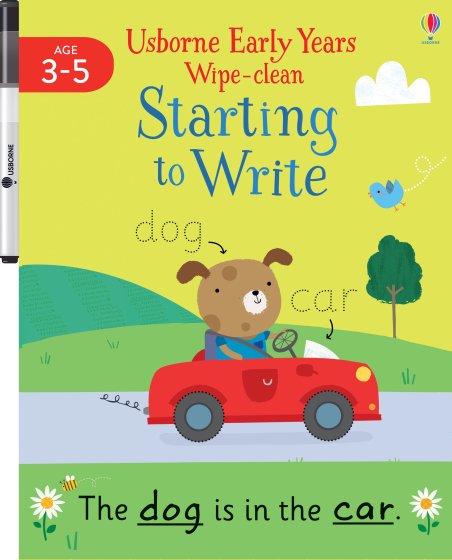 Early Years Wipe-Clean Starting to Write book cover