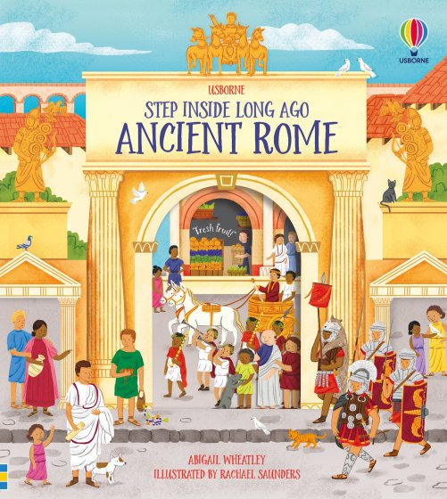Step Inside Long Ago Ancient Rome book cover