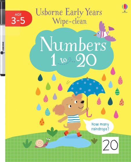 Early Years Wipe-Clean Numbers 1 to 20 book cover