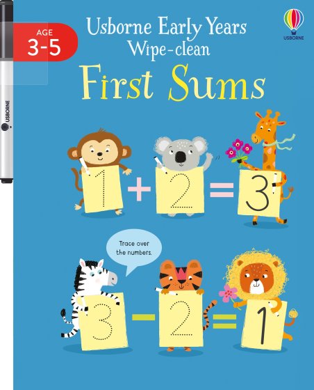 Early Years Wipe-Clean First Sums book cover
