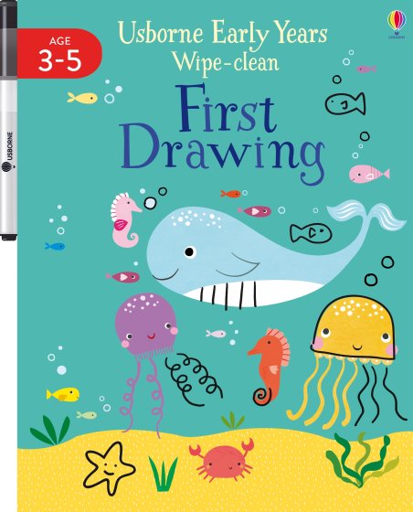 Early Years Wipe-Clean First Drawing book cover