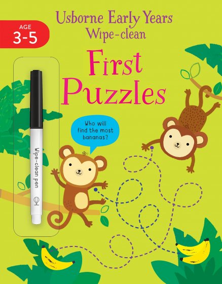 Early Years Wipe-Clean First Puzzles book cover
