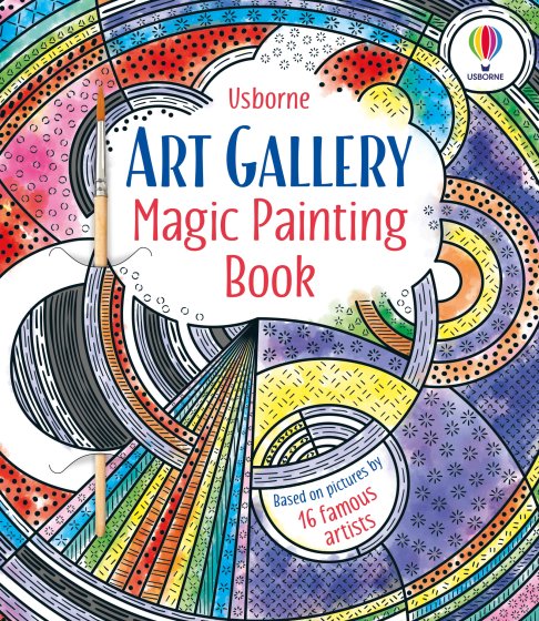 Art Gallery Magic Painting Book book cover