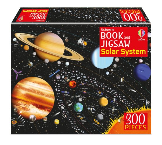 Usborne Book and Jigsaw The Solar System book cover