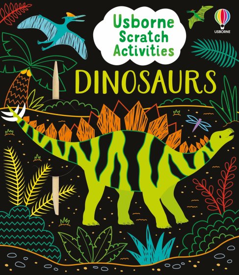 Usborne Scratch Activities Dinosaurs book cover