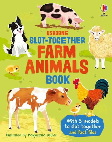 Slot-together Farm Animals Book book cover