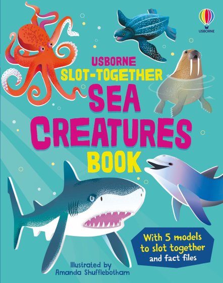 Slot-together Sea Creatures Book book cover