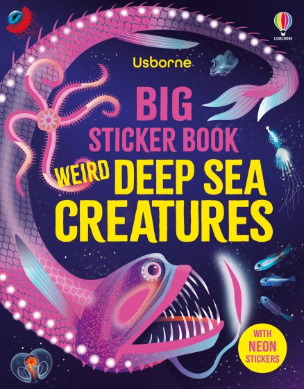 Big Sticker Book Weird Deep Sea Creatures book cover