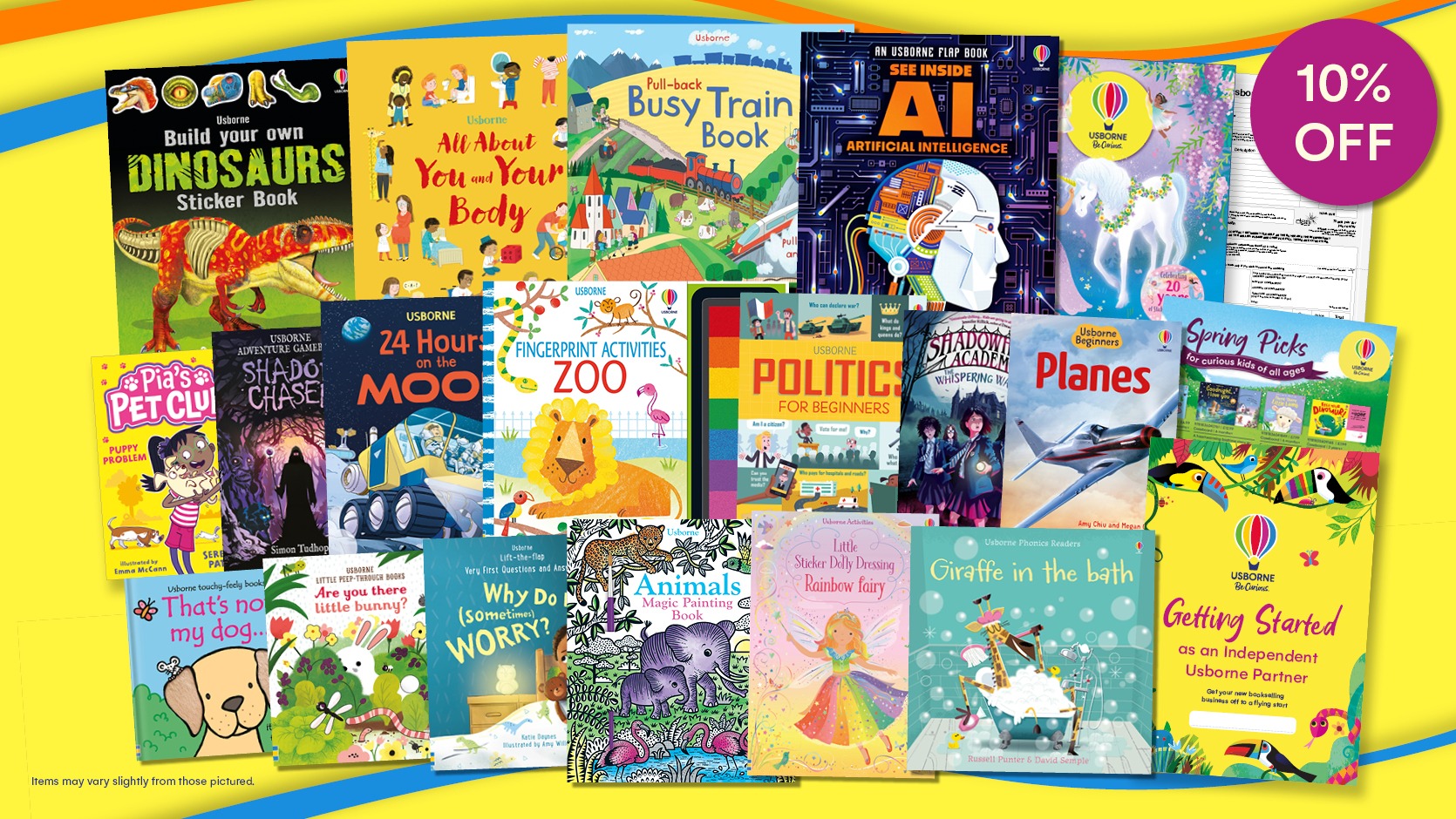 Your bookshop in a box for 10% off this week!