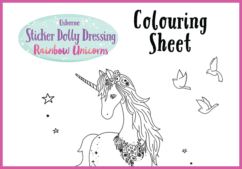 Little sticker outlet dolly dressing unicorns